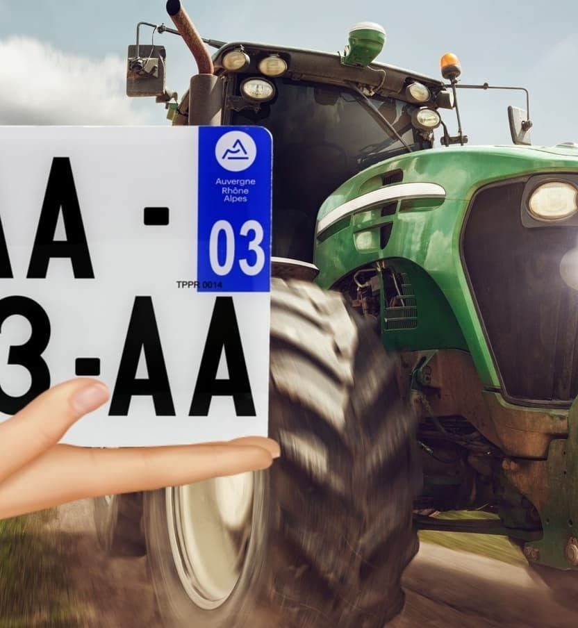 Immatriculation matériel agricole